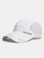 Quick Dry Mesh Back Sports Running Cap - Letter Print Ultra Ventilated Lightweight Adjustable Athletic Hat