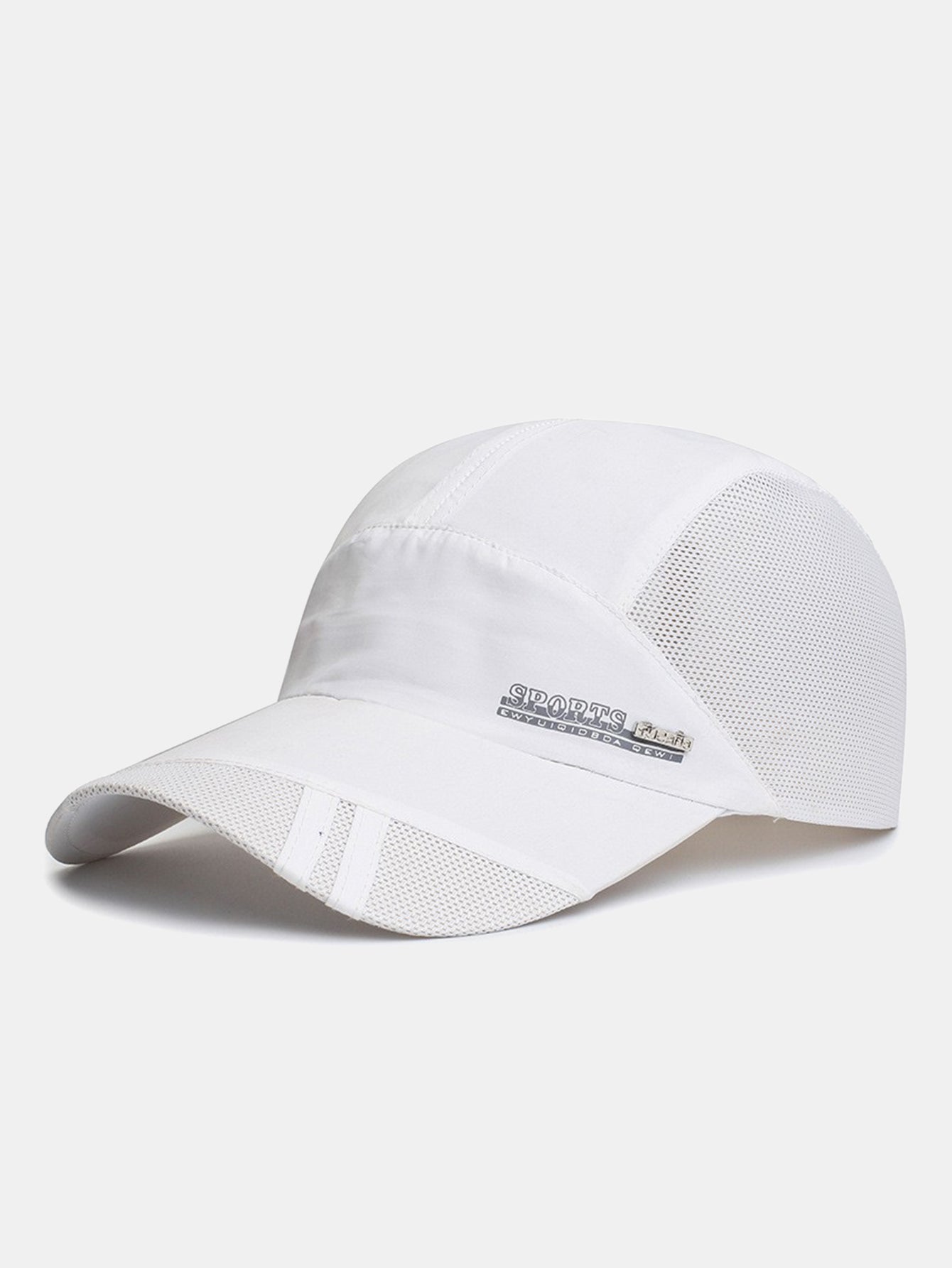 Quick Dry Mesh Back Sports Running Cap - Letter Print Ultra Ventilated Lightweight Adjustable Athletic Hat
