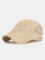 Quick Dry Perforated Vent Running Cap - Large Mesh Back Ultra Ventilated Adjustable Lightweight Athletic Hat