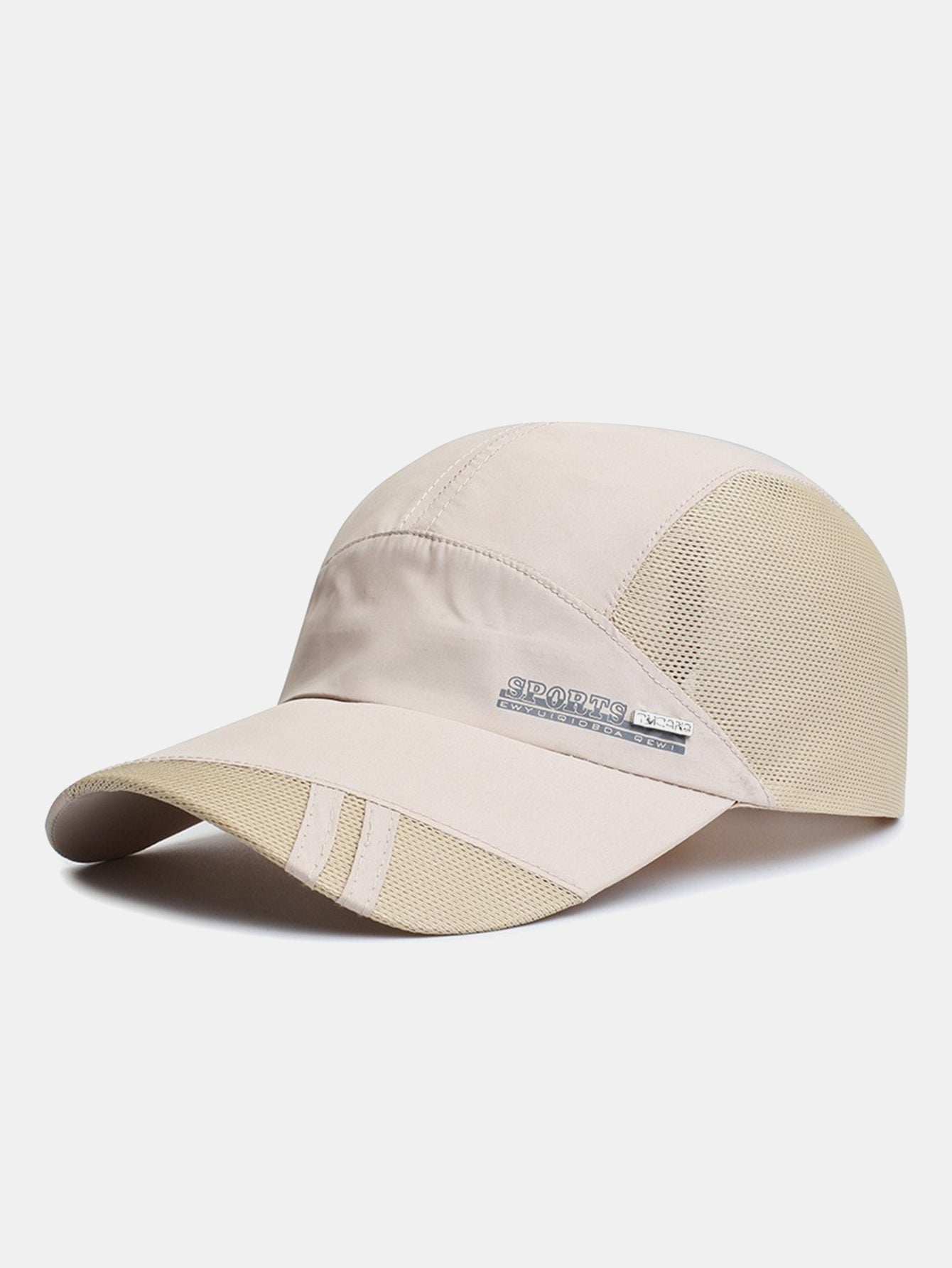 Quick Dry Mesh Back Sports Running Cap - Letter Print Ultra Ventilated Lightweight Adjustable Athletic Hat