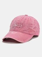 1% Battery Embroidered Washed Baseball Cap