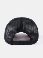 Vintage Faux Suede Mesh Trucker Hat