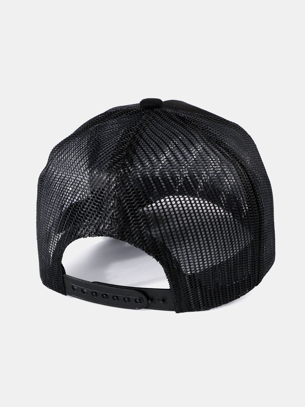Vintage Suede Trucker Hat with Silver Chain Mesh Baseball Cap