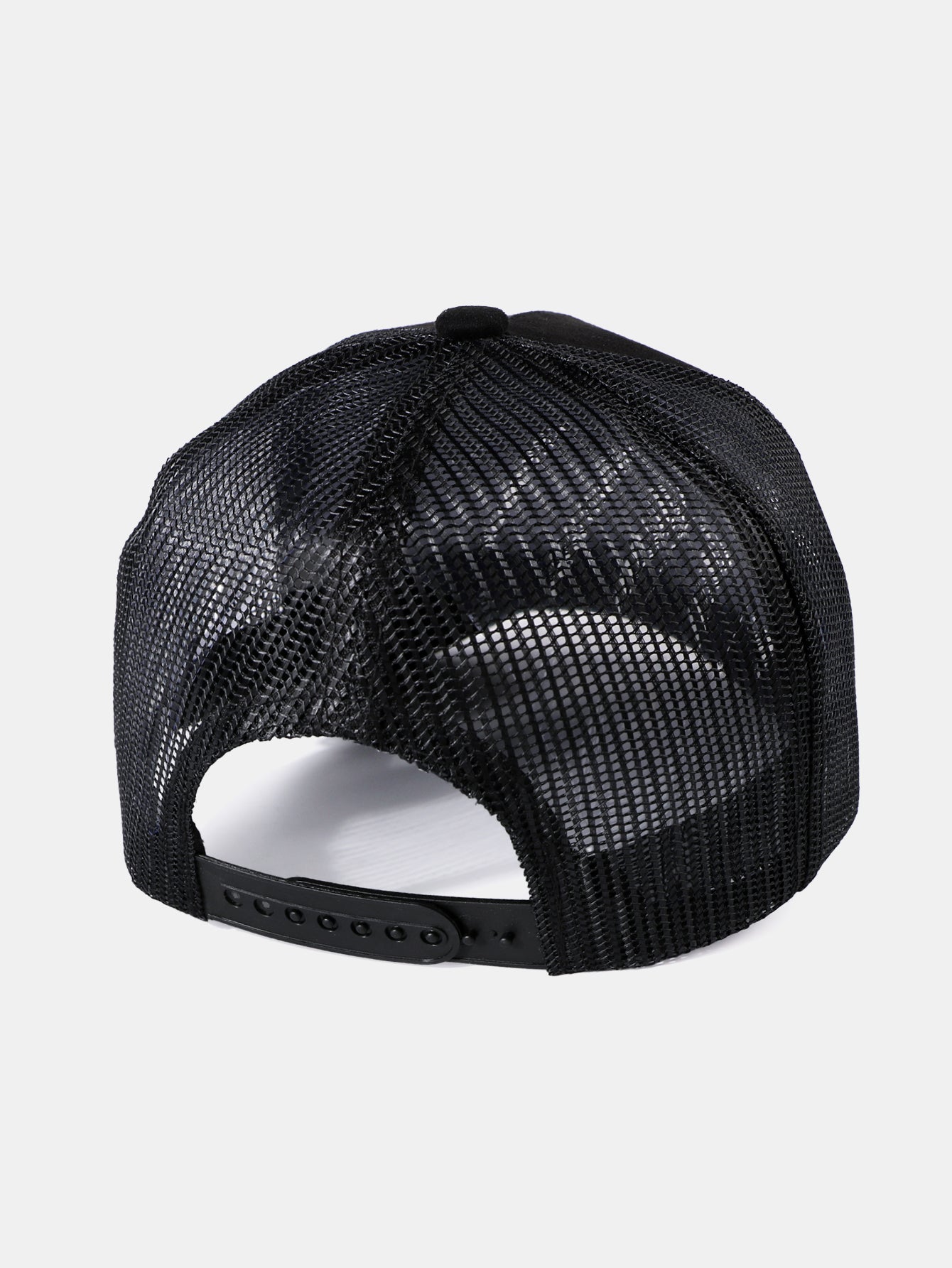 Vintage Suede Trucker Hat with Silver Chain Mesh Baseball Cap