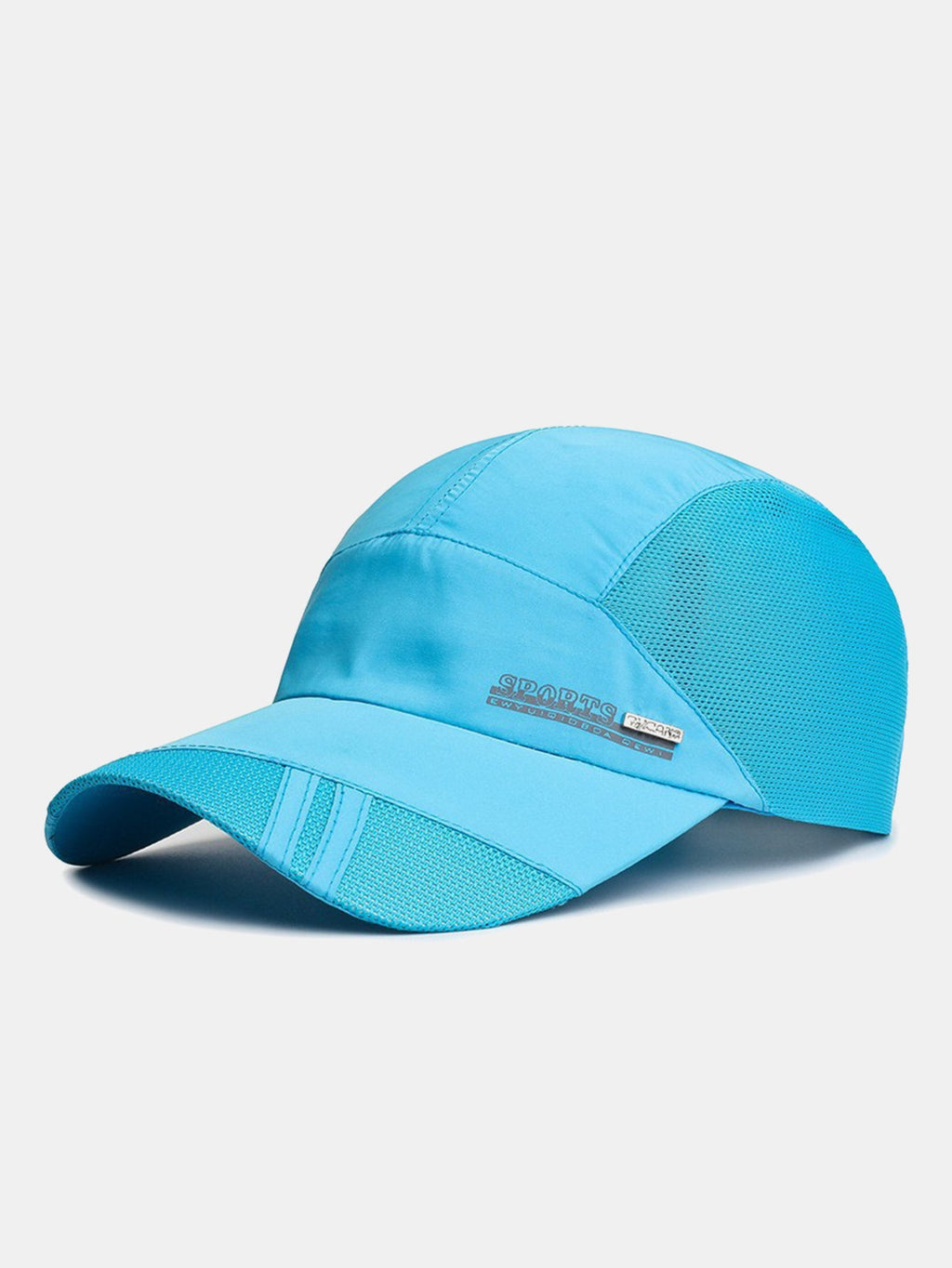 Quick Dry Mesh Back Sports Running Cap - Letter Print Ultra Ventilated Lightweight Adjustable Athletic Hat