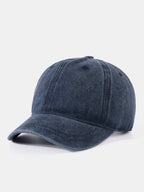 Vintage Washed Short Brim Baseball Cap