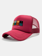 One Day At A Time Print Mesh Baseball Cap