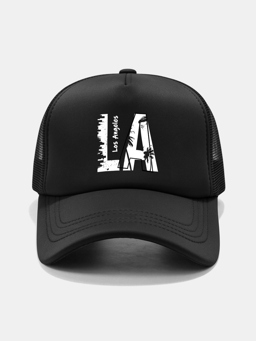 Los Angeles Print Mesh Baseball Cap