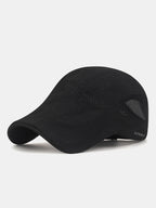 Quick Dry Perforated Vent Running Cap - Large Mesh Back Ultra Ventilated Adjustable Lightweight Athletic Hat
