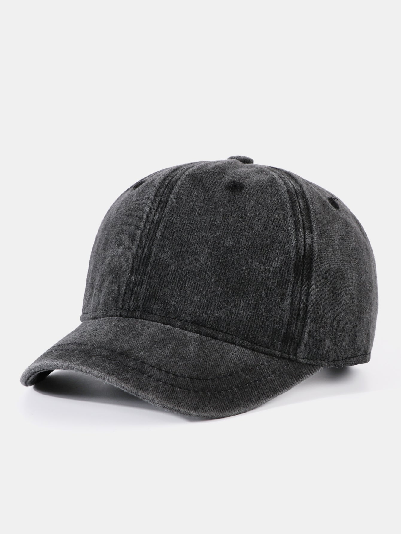 Vintage Washed Short Brim Baseball Cap