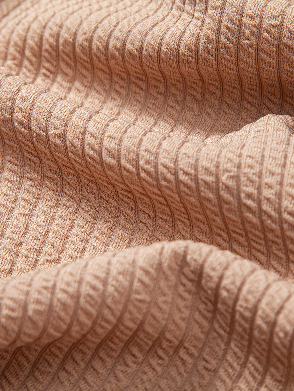Ribbed Crew Collar T-Shirt & Drawstring Shorts Set