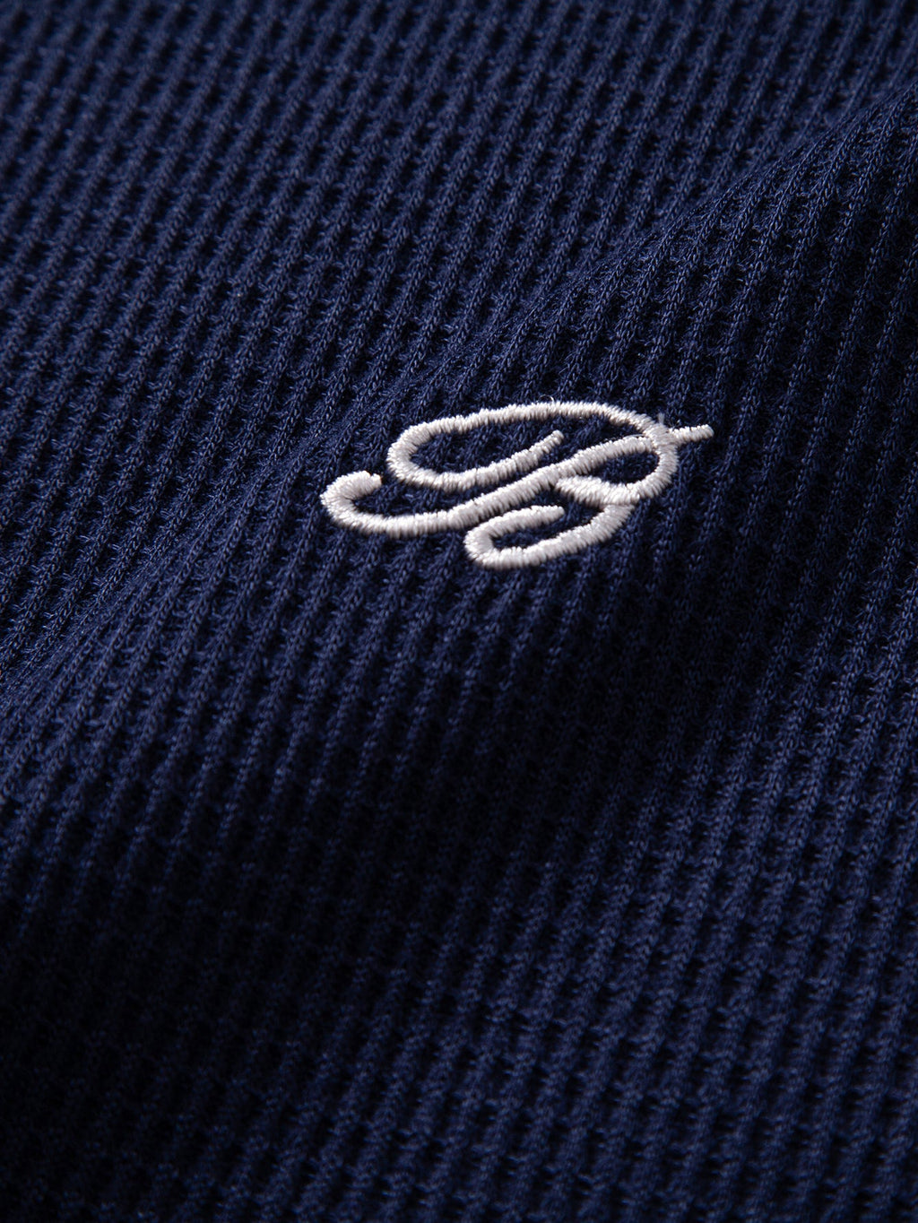 Contrast Trim Waffle Ringer T-Shirt