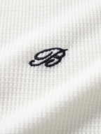 Contrast Trim Waffle Ringer T-Shirt