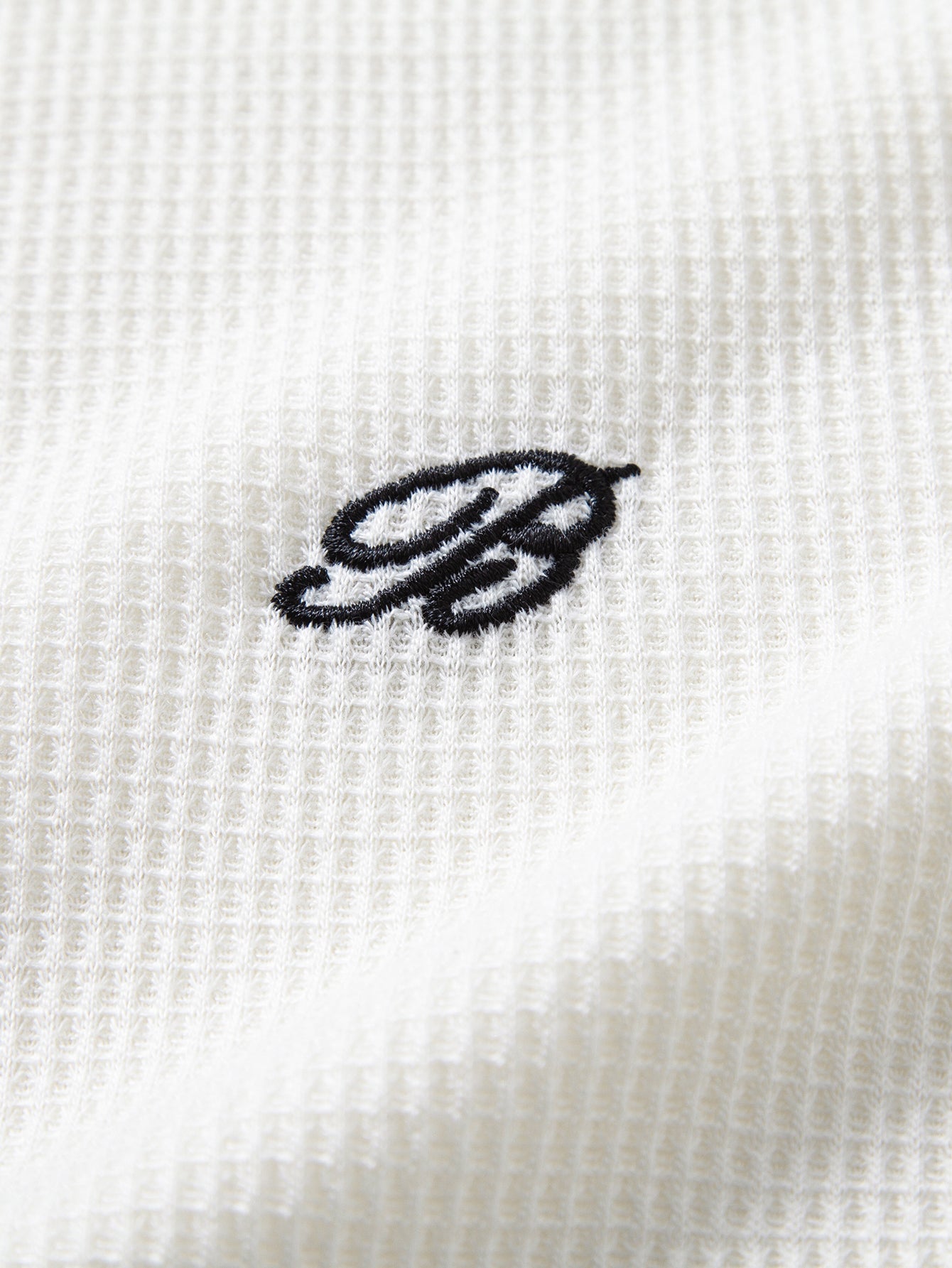 Contrast Trim Waffle Ringer T-Shirt