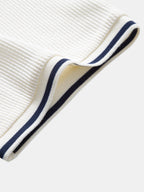 Contrast Trim Waffle Ringer T-Shirt