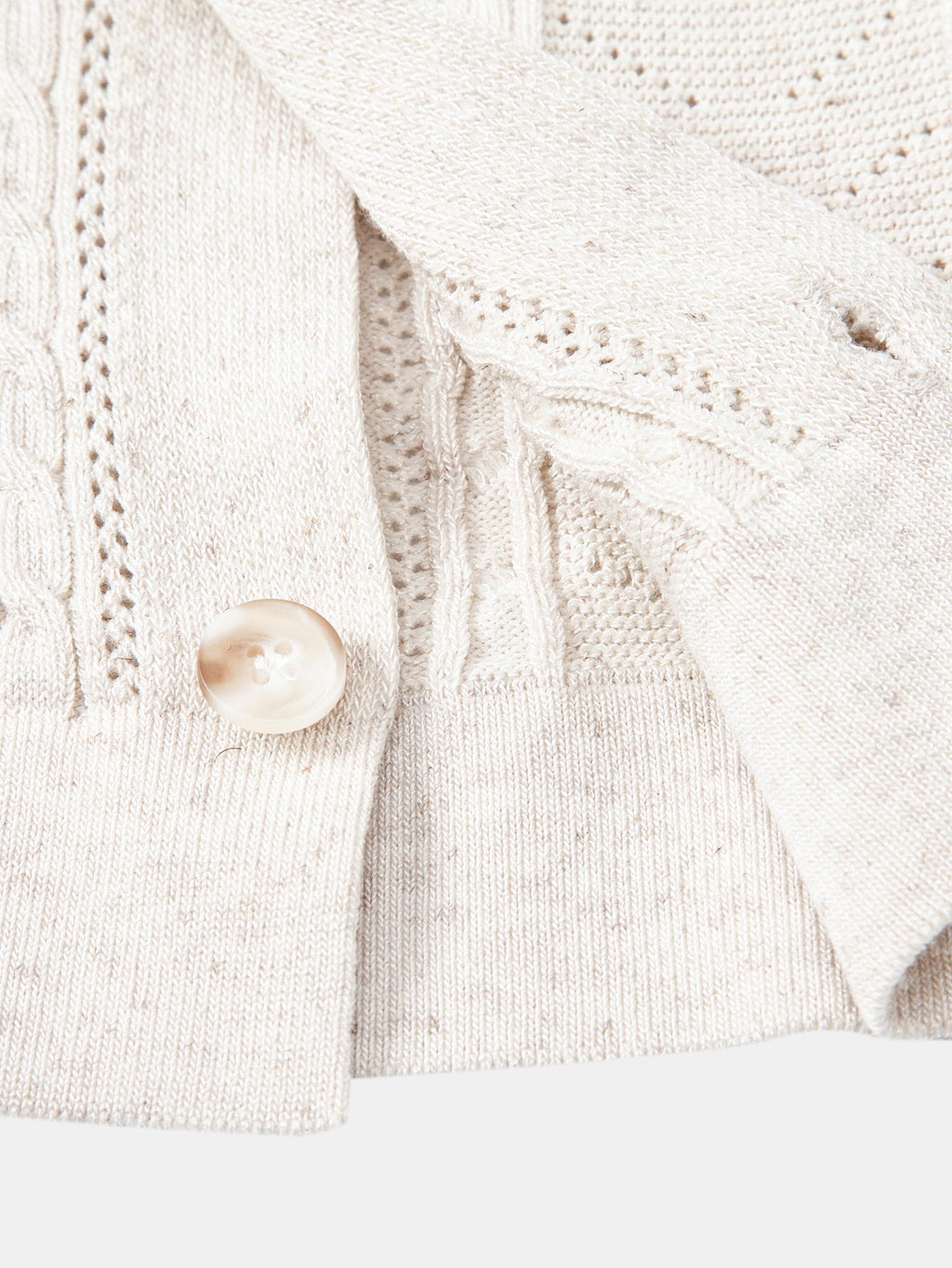 Linen Textured Knit Shirt & Slim Fit Tapered Trousers