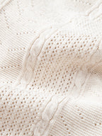 Linen Textured Knit Shirt & Slim Fit Tapered Trousers