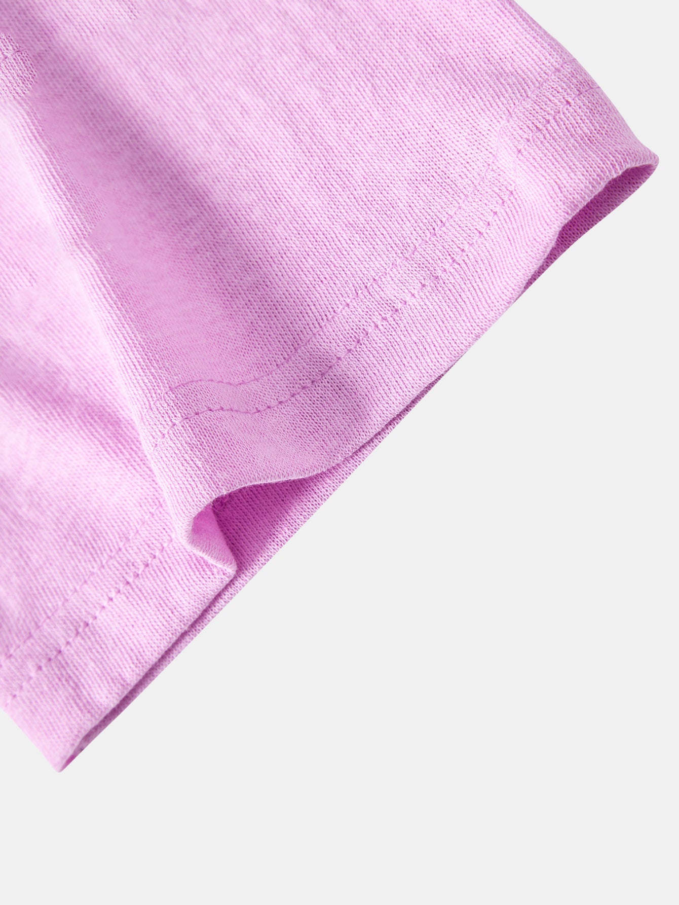 Lightweight Linen Look Notched Collar T-Shirt