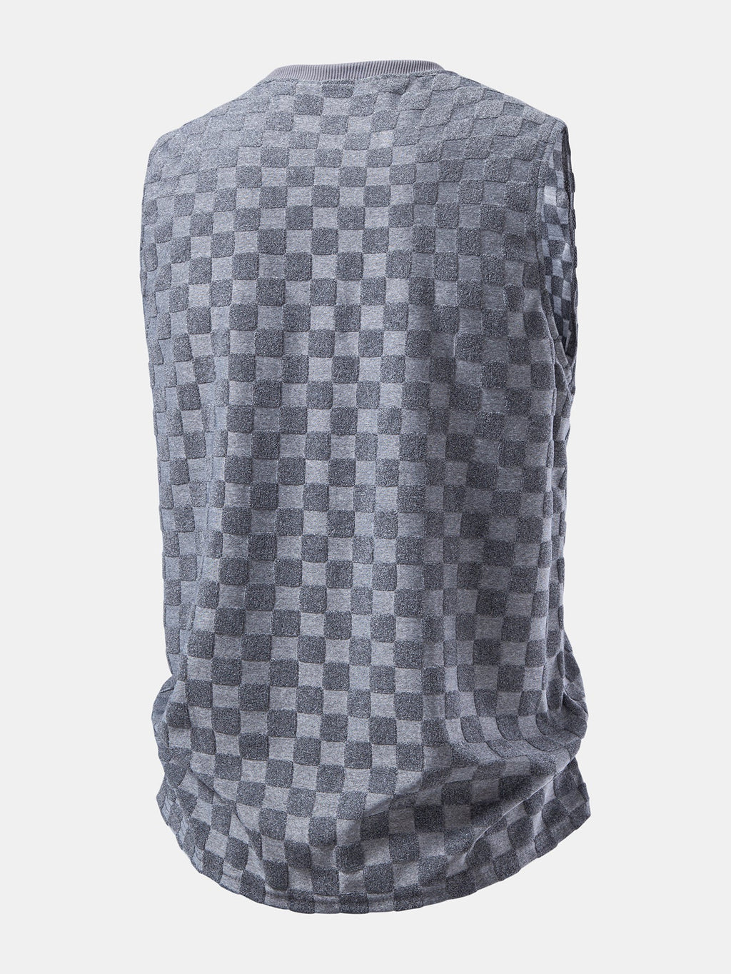 Checkerboard Jacquard Tank Top