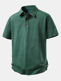 Relax Fit Washed Distressed Polo