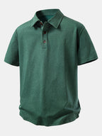 Relax Fit Washed Distressed Polo
