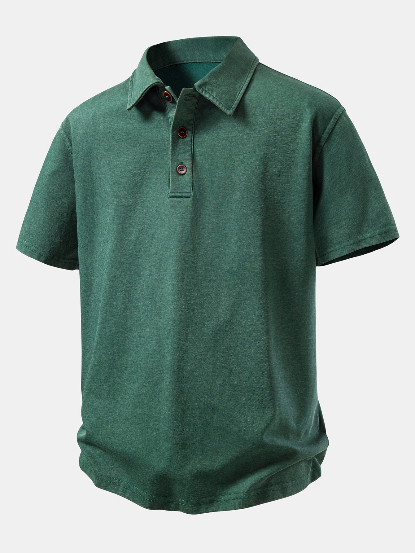 Relax Fit Washed Distressed Polo