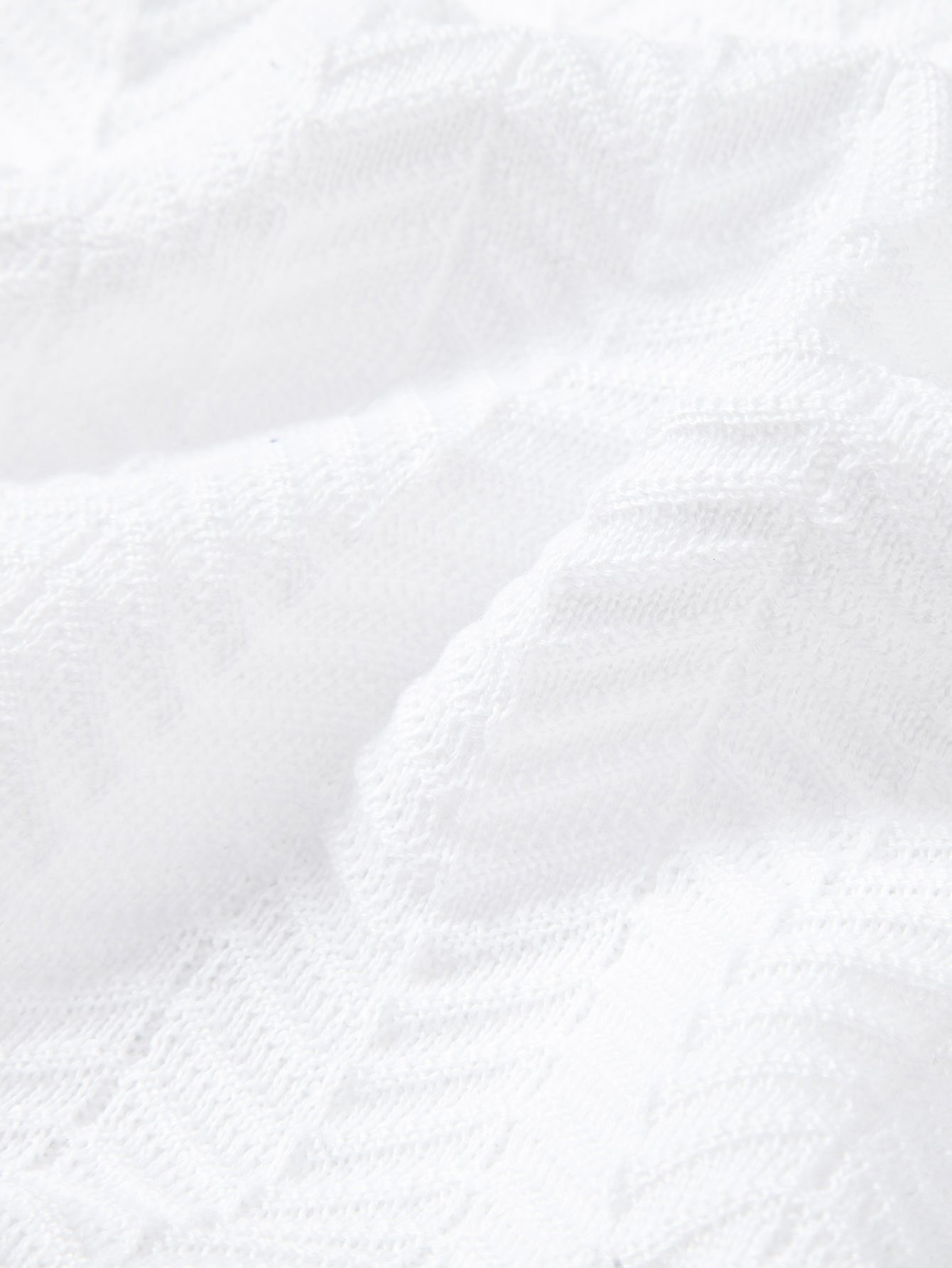 Contrast Textured Jacquard V Neck Knit Polo