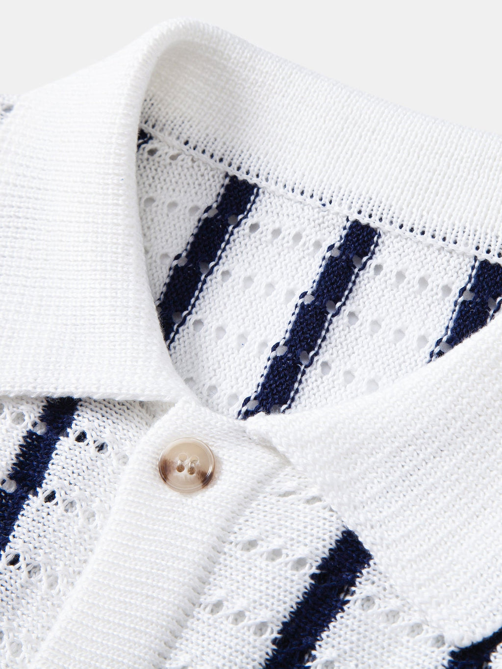 Stripe Open Knit Shirt