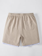 2 In 1 Waffle Notched Collar T-Shirt & 7" Shorts Set