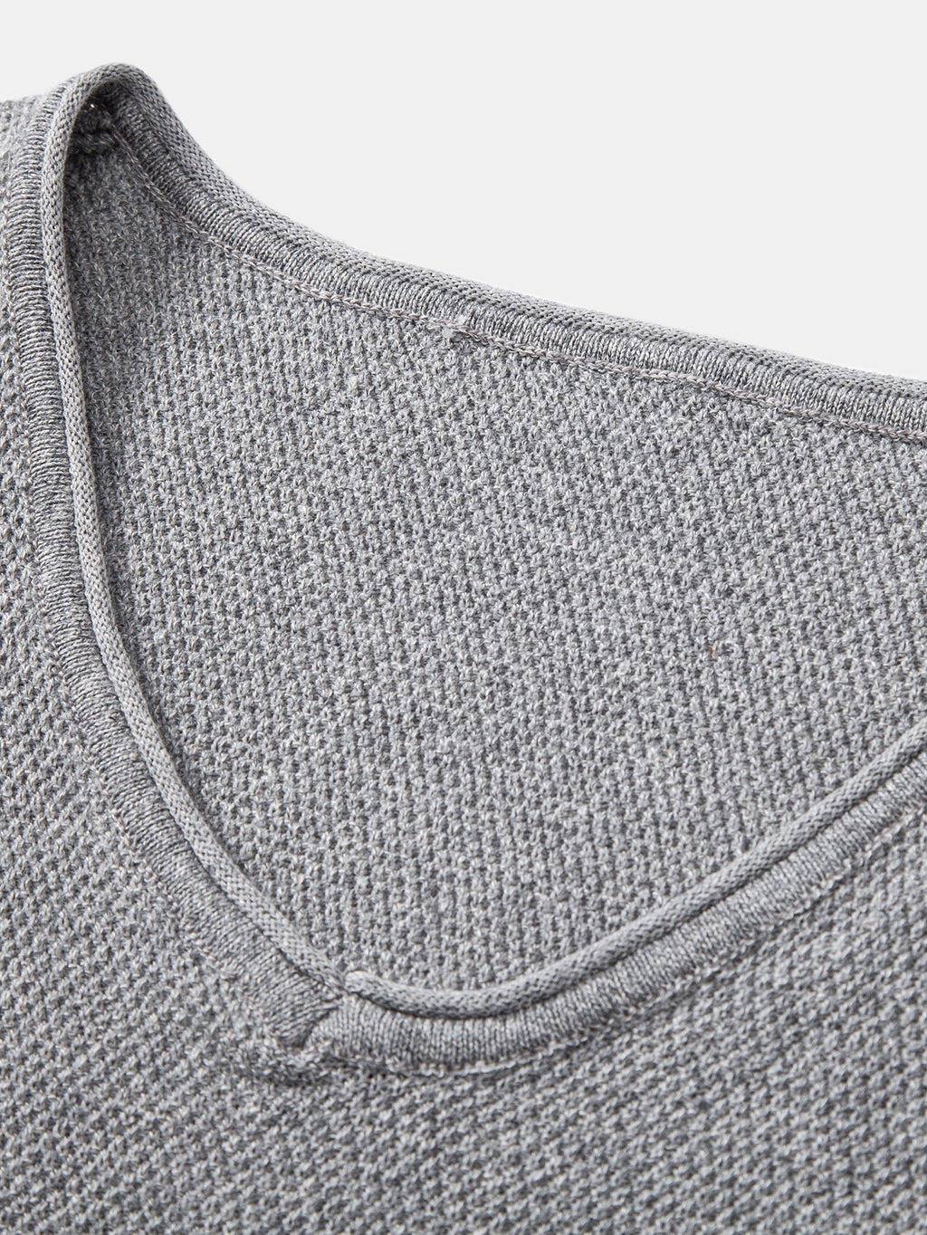 V-Neck Knit T-Shirt
