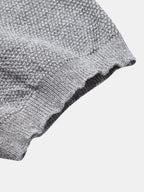 V-Neck Knit T-Shirt