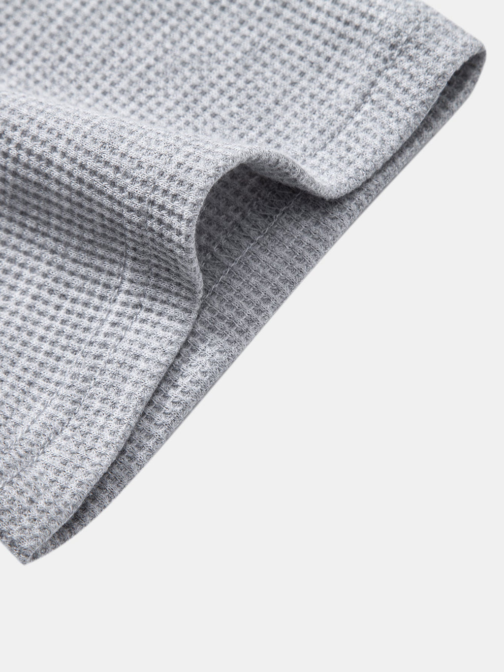 2 In 1 Waffle Henley Shirt