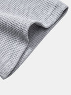 2 In 1 Waffle Henley Shirt
