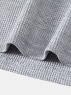 2 In 1 Waffle Henley Shirt