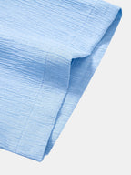 Crinkled Textured Button Down Shirt