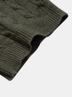 Twisted Jacquard Knit Polo & Slim Fit Tapered Trousers