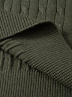 Twisted Jacquard Knit Polo & Slim Fit Tapered Trousers