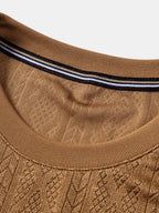 Geometry Jacquard Knit T-Shirt