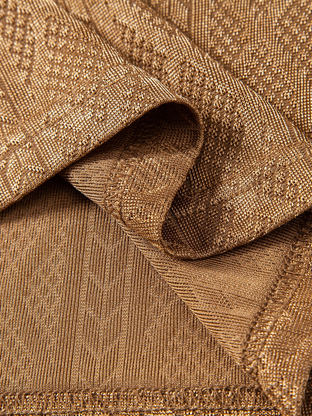 Geometry Jacquard Knit T-Shirt