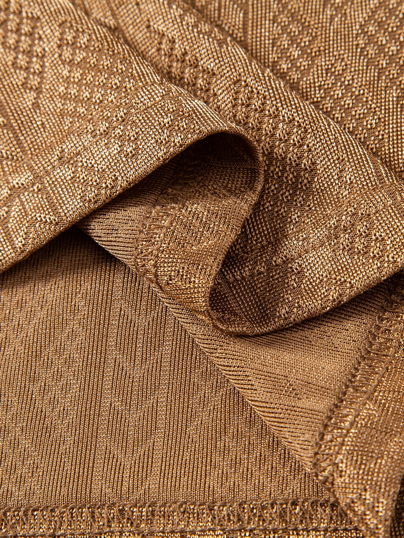 Geometry Jacquard Knit T-Shirt